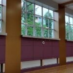 Рекуператор Прана в спортзале под окнами