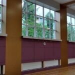 Рекуператор Прана в спортзале под окнами